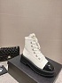 Женские кожаные ботинки с мехом Chanel Premium