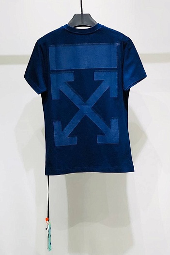 Оверсайз футболка Off-White "Arrows" - Navy   