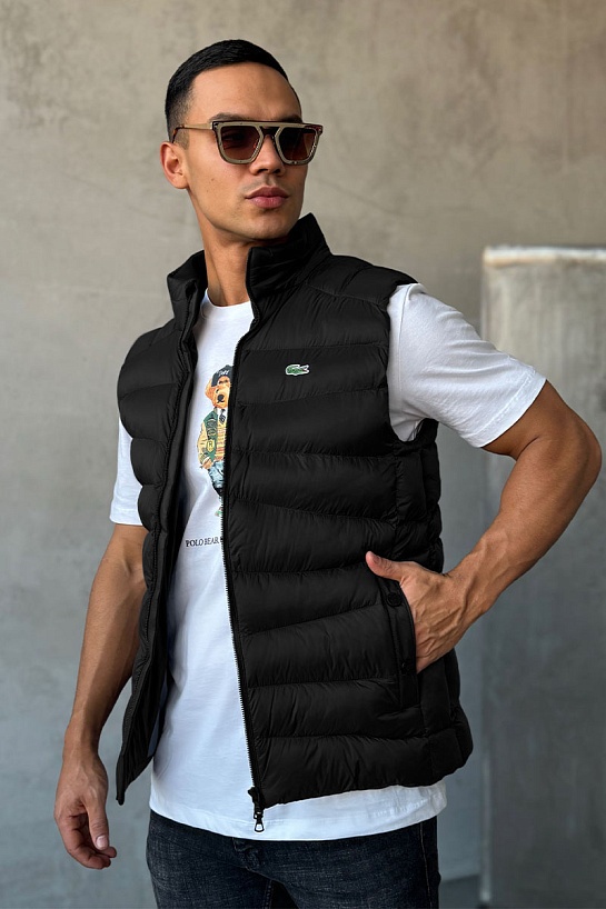 Мужской жилет Lacoste чёрного цвета