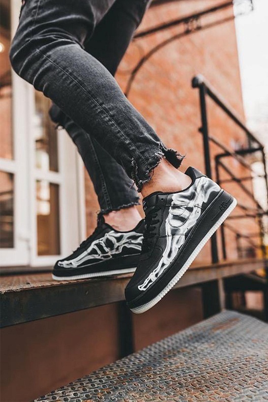 Кроссовки Nike Air Force 1 Low "Skeleton" - Black