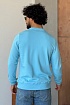 Свитшот голубого цвета Hugo Boss Westart logo-patch
