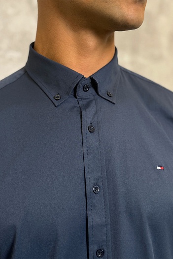 Мужская рубашка Tommy Hilfiger flag embroidery - Navy   