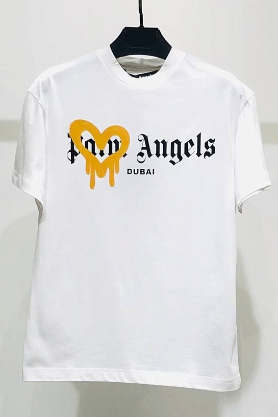 Оверсайз футболка Palm Angels Dubai Heart Sprayed