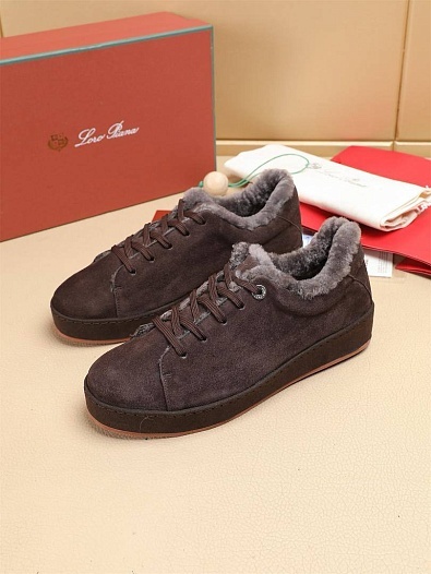 Зимние кроссовки с мехом Loro Piana   