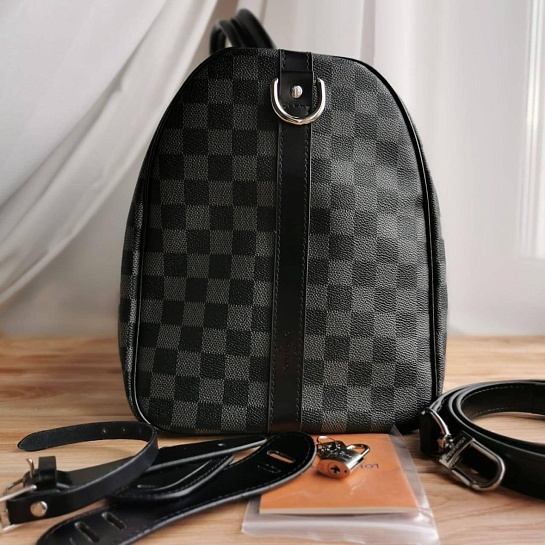 Дорожная сумка Louis Vuitton Keepall Damier Graphite 45x27 см