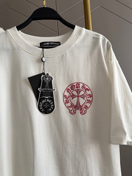 Женская оверсайз футболка Chrome Hearts premium