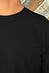 Мужская чёрная футболка Zegna logo-embroidered
