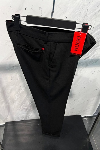 Мужские чёрные брюки Hugo Boss   