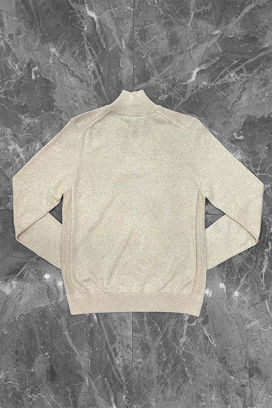 Мужской джемпер Burberry quarter-zip - Beige