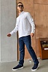 Мужская рубашка Hermes H embroidered - White