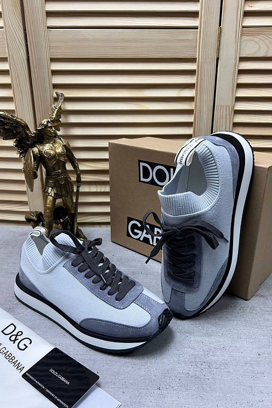 Мужские текстильные кроссовки Dolce & Gabbana