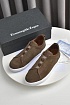 Замшевые кроссовки Ermenegildo Zegna Triple Stitch low-top - Brown