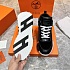 Кроссовки с мехом Hermes Bouncing high-top - Black / White