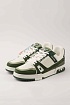 Кожаные кроссовки Louis Vuitton Trainer - White / Green