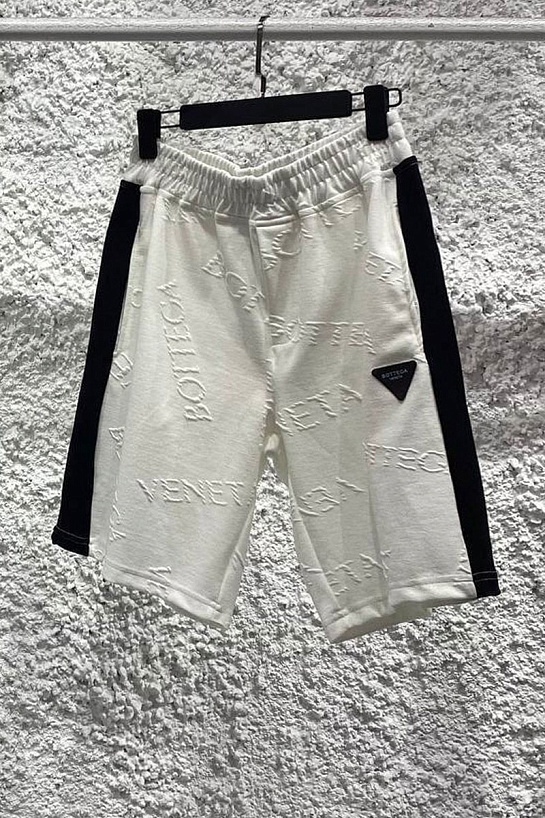 Мужские шорты Bottega Veneta embossed - White