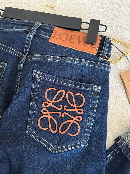Женские синие джинсы Loewe