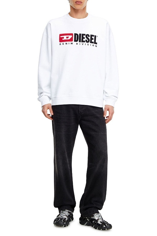 Мужской свитшот Diesel Crew-Division - White