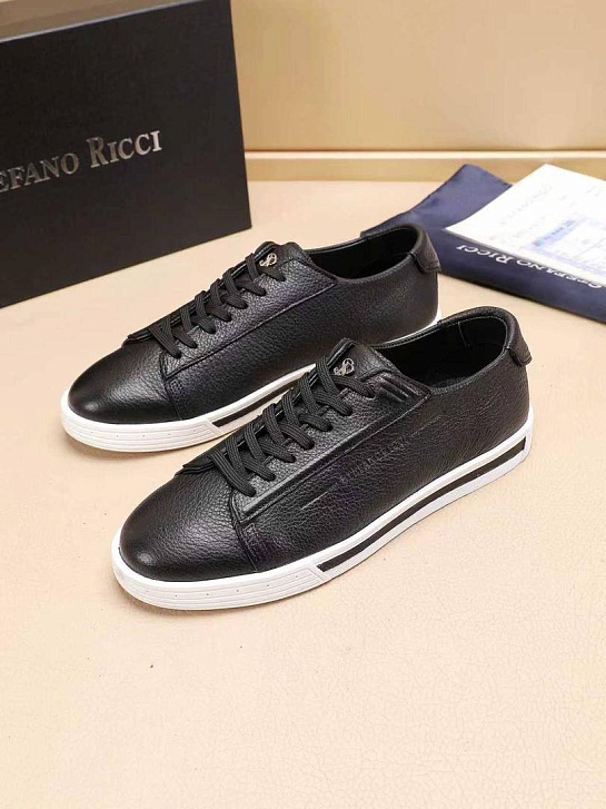 Мужские кожаные кроссовки Stefano Ricci