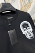 Чёрная оверсайз футболка Philipp Plein x-ray skull