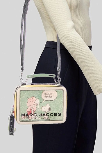 Женская сумка Marc Jacobs Peanuts Mini Box Snoopy 20x15 см   