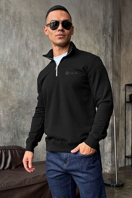 Кофта с высоким горлом Loro Piana - Black