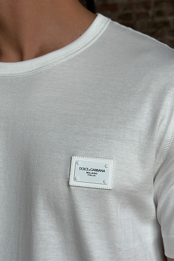Мужская футболка Dolce & Gabbana Premium - White   