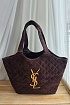 Замшевая сумка Yves Saint Laurent Icare 45x35 см