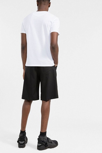 Мужская футболка Valentino high-shine logo - White   