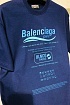 Оверсайз футболка Balenciaga Recycle - Blue