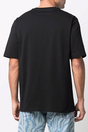 Чёрная мужская футболка Moschino   