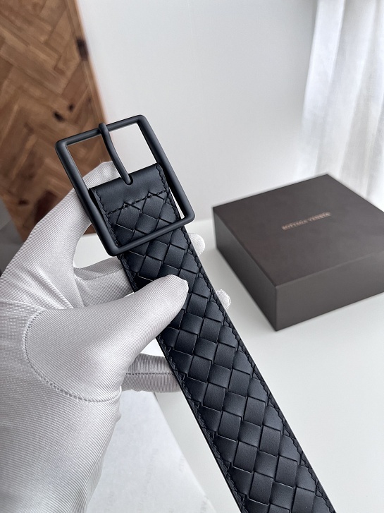 Кожаный ремень Bottega Veneta Premium (ширина 4 см)