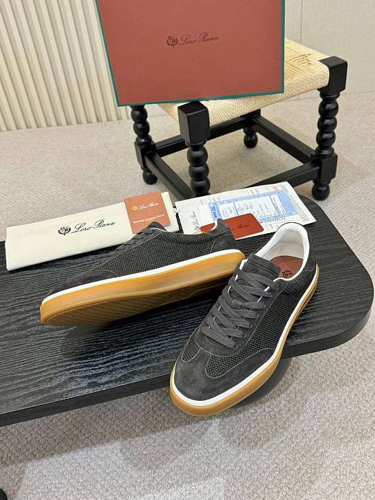 Мужские кроссовки Loro Piana Tennis Walk - Grey