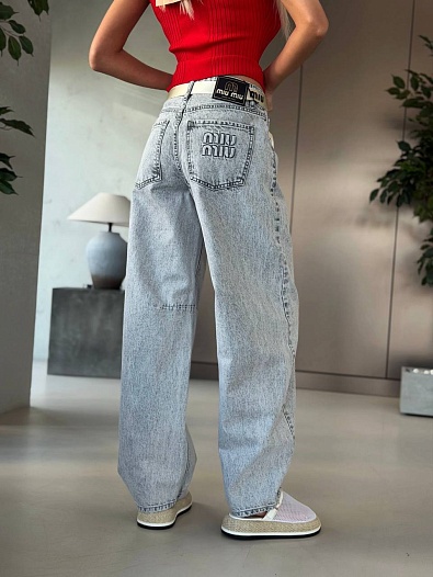 Женские прямые джинсы MIU MIU premium   