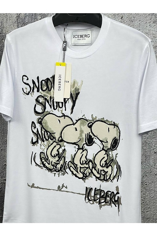 Мужская футболка Iceberg "Snoopy" - White