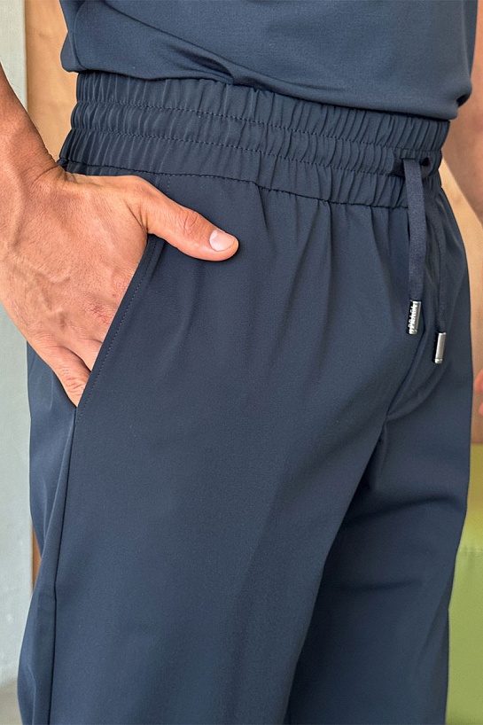 Мужские штаны Prada тёмно-синего цвета