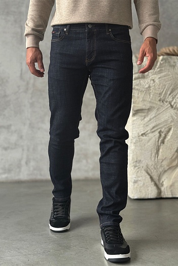Мужские тёмно-синие джинсы Hugo Boss   