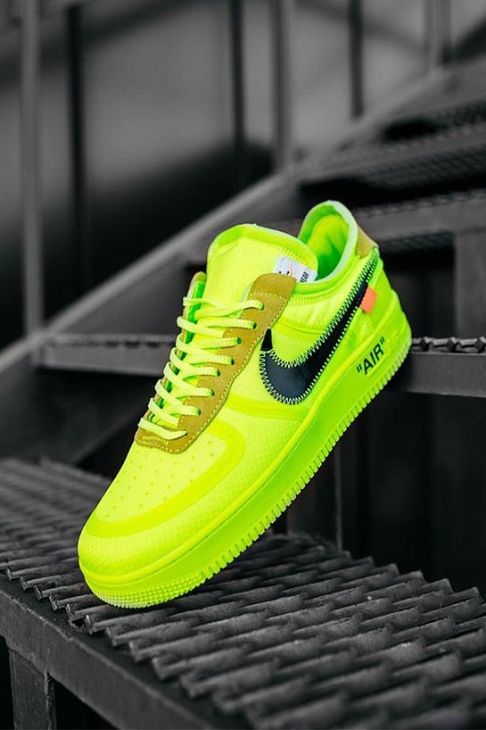 Кроссовки Off-White x Nike Air Force 1 Low "Volt"