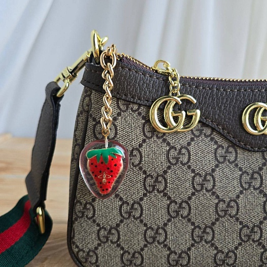 Кожаная сумка Gucci GG Ophidia 26x14 см   