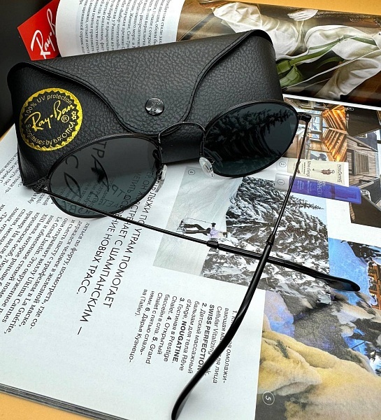 Солнцезащитные очки Ray-Ban Round Metal - Black
