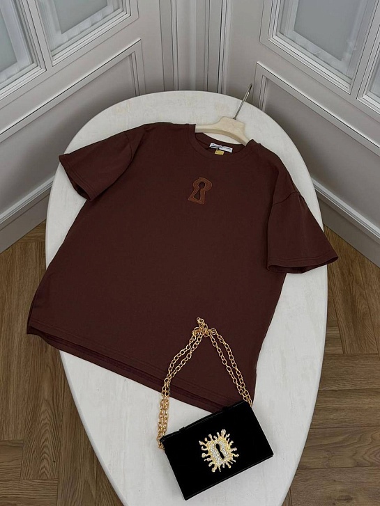 Женская футболка Schiaparelli premium - Brown