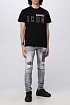 Мужская чёрная футболка Dsquared2 "ICON"