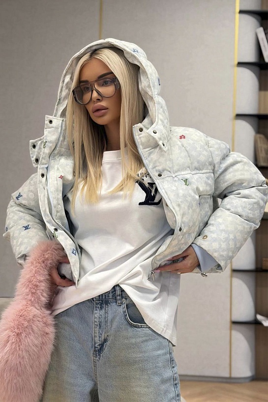 Женская утеплённая куртка Louis Vuitton premium