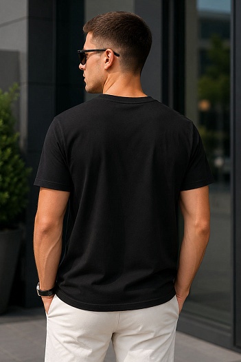 Мужская чёрная футболка Calvin Klein Urban Graphic   