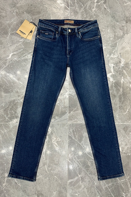 Джинсы тёмно-синего цвета Burberry regular fit