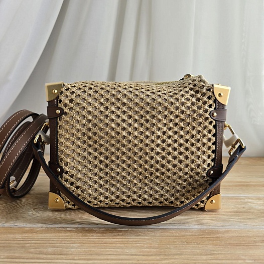 Кожаная сумка Louis Vuitton Side Trunk MM 22x16 см   
