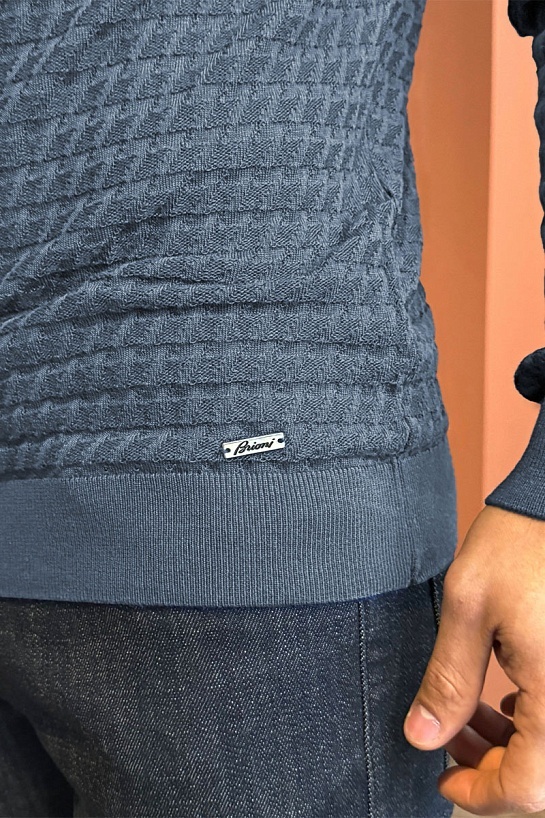 Мужская водолазка Brioni цвета индиго