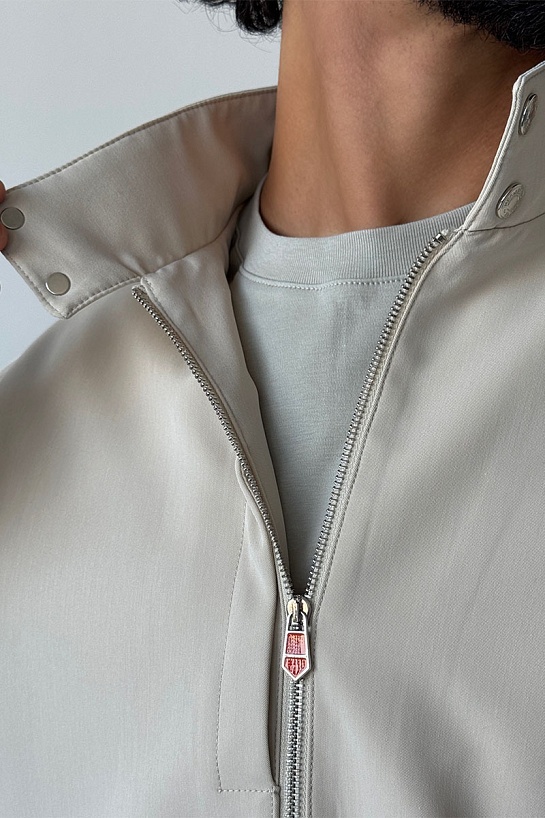 Мужская бежевая куртка Hermes