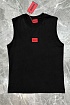 Чёрная майка Hugo Boss Dankto classic badge