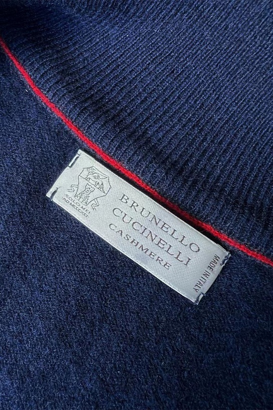 Кашемировый свитер Brunello Cucinelli Premium - Dark Blue
