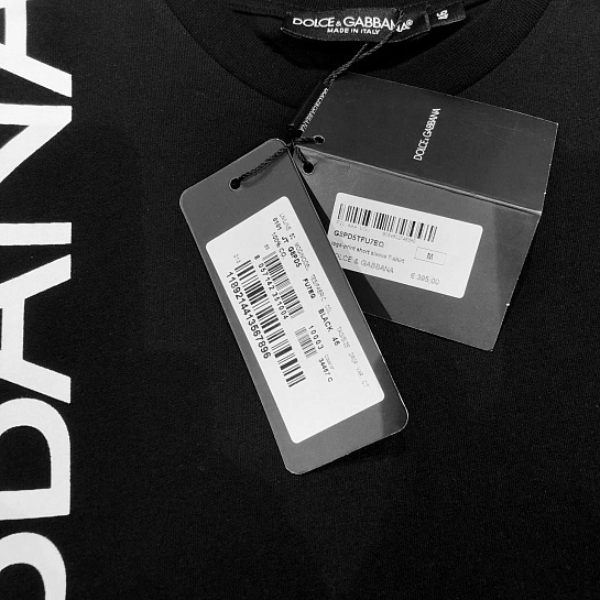 Мужская белая футболка Dolce & Gabbana